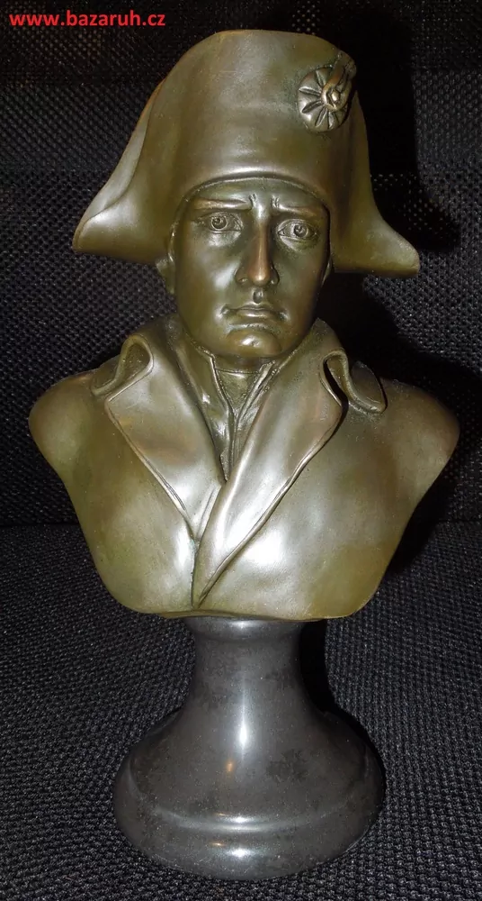 Socha ,busta, bysta NAPOLEON bronz