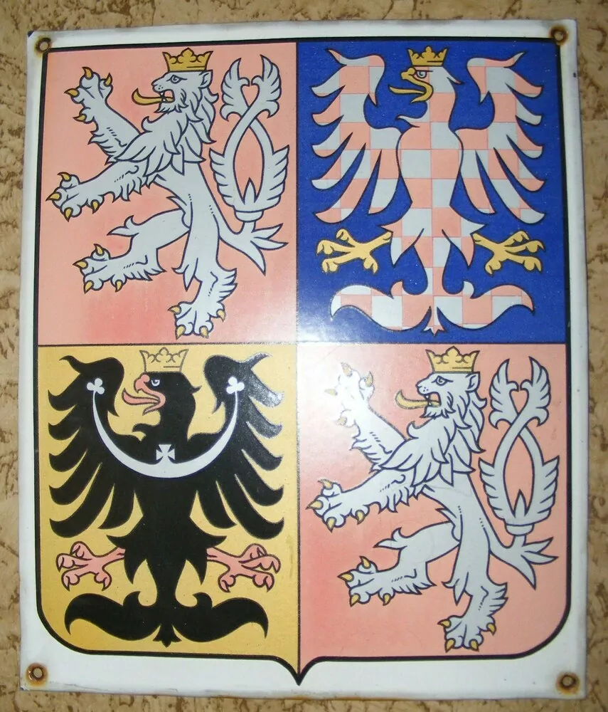 PLECHOVÁ SMALTOVÁ CEDULE ZNAK