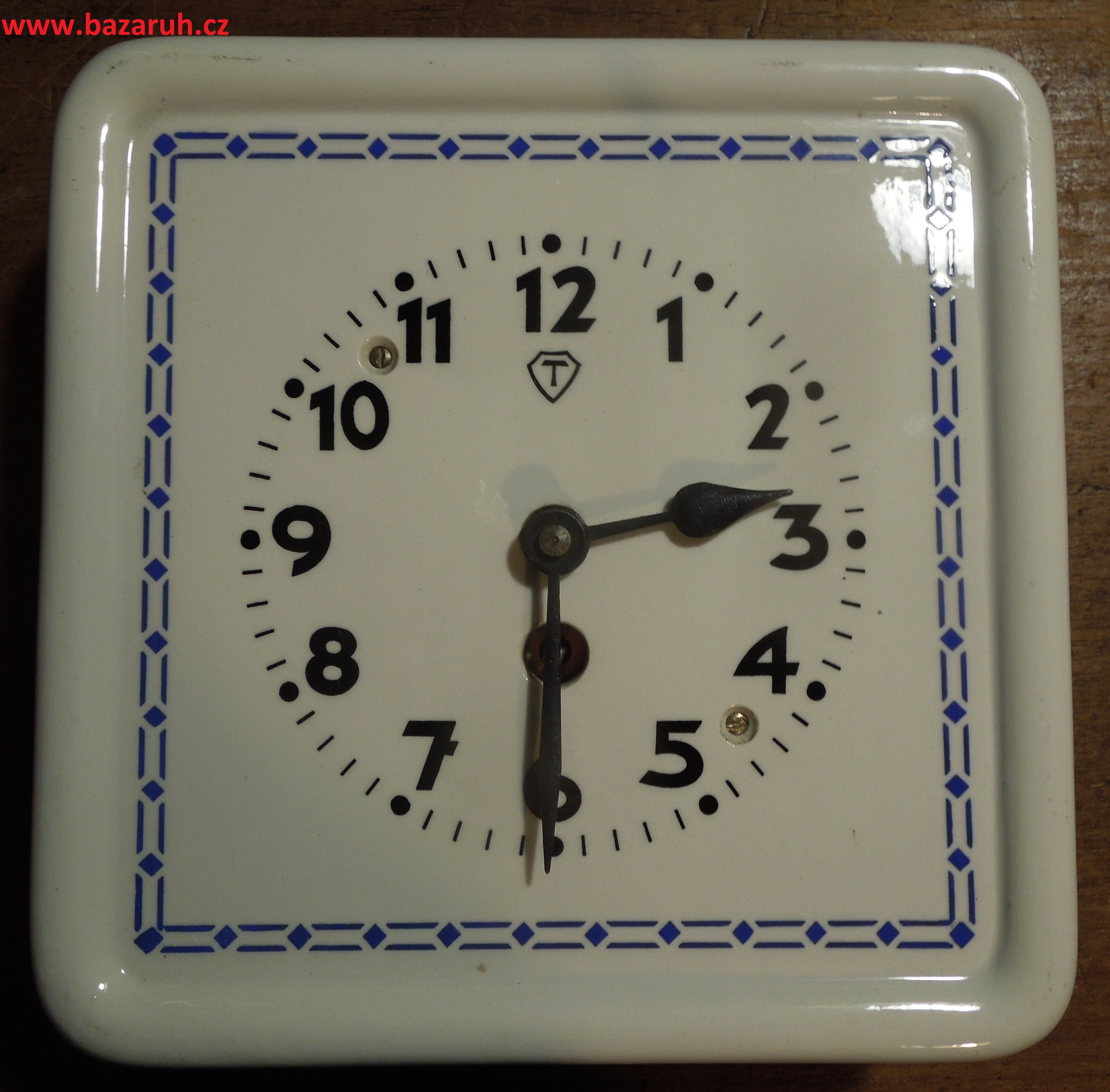 HODINY PORCELÁNOVÉ NÁSTĚNNÉ KUCHYŇSKÉ MALÉ