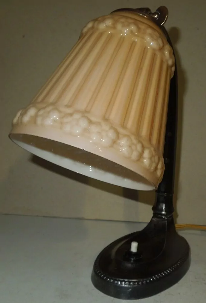 STAROŽITNÁ STOLNÍ LAMPA ELEKTRICKÁ, LAMPIČKA
