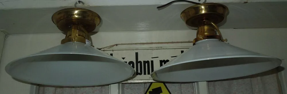 STROPNICE STARÝ LUSTR 2 KS STÍNÍTKO ŠIRM