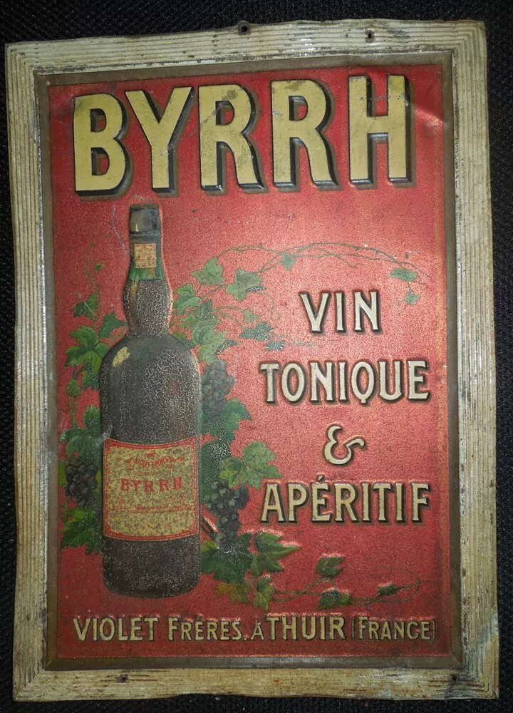 PLECHOVÁ CEDULE BYRRH