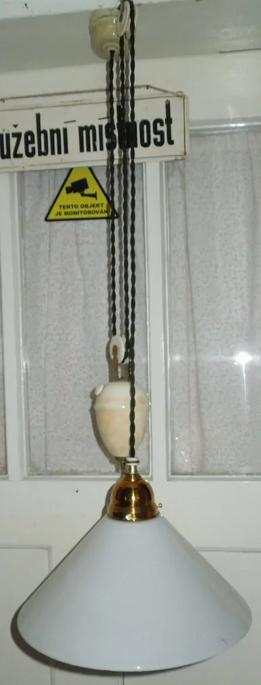 STAHOVACÍ LUSTR STAHOVAČKA STÍNÍTKO 29,5 cm
