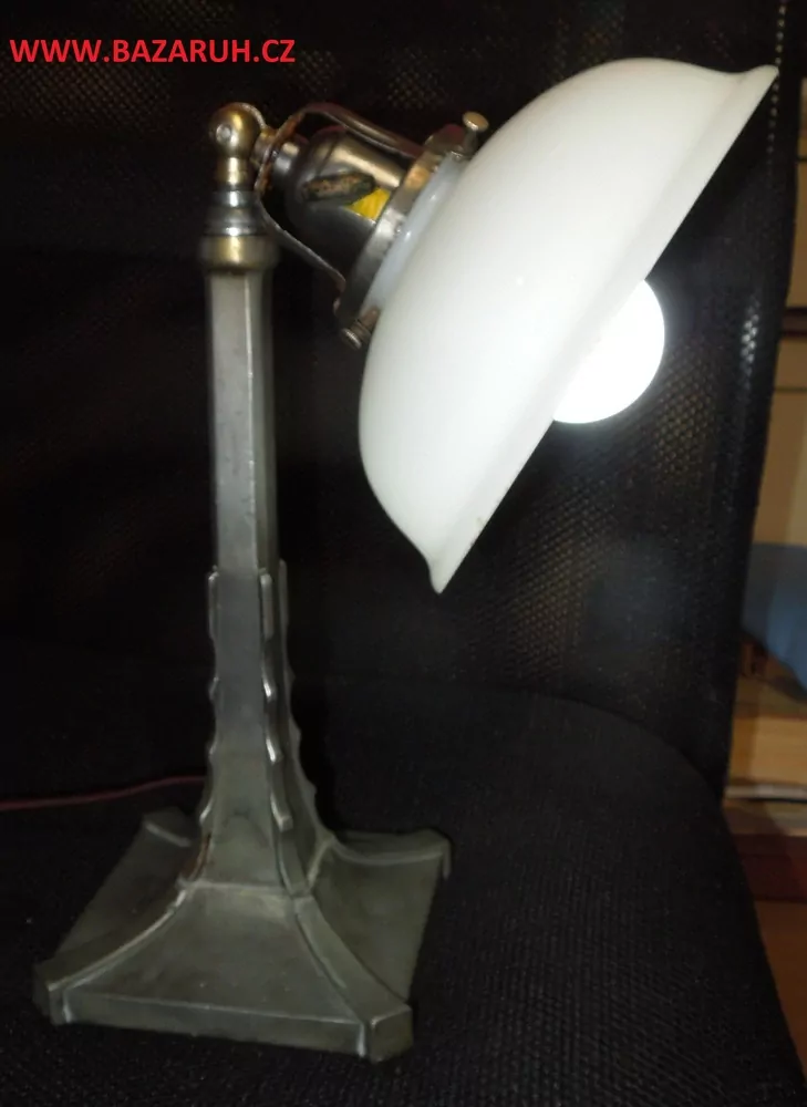 STAROŽITNÁ STOLNÍ NÁSTĚNNÁ LAMPA ELEKTRICKÁ