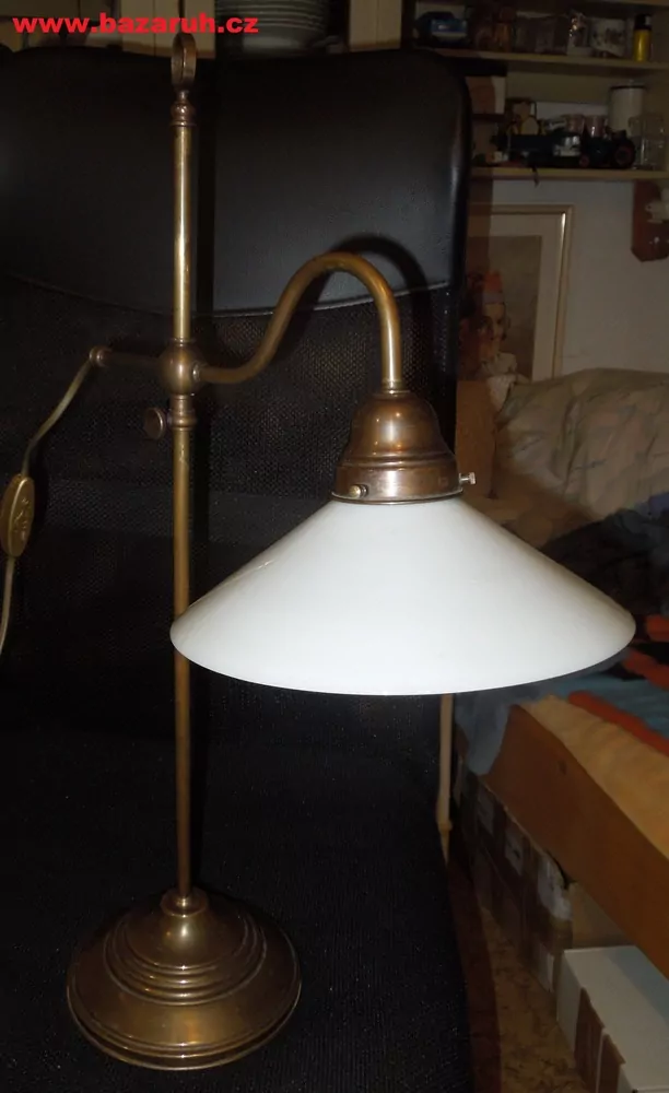 STAROŽITNÁ STARÁ LAMPA , LAMPIČKA DO PRACOVNY