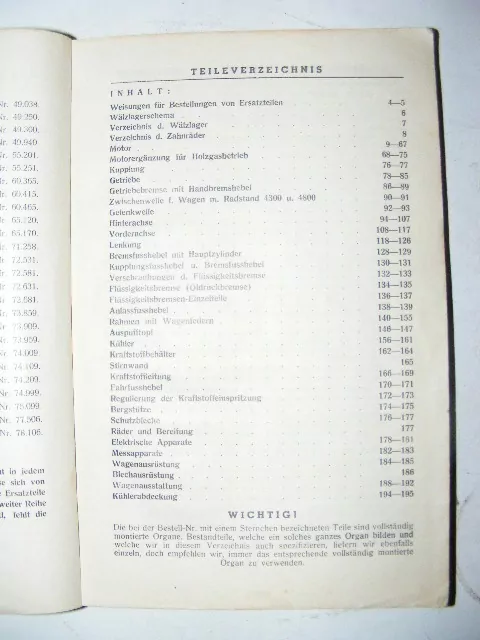 ŠKODA 254 D NÁVOD NÁHRADNÍ DÍLY