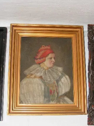 ŽENA V KROJI PATRNĚ VOJTĚCH PERNICA SLOVÁCKO KROJ