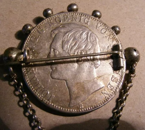 Německo,Británie of Saxe, Johann Vereinstaler 1861