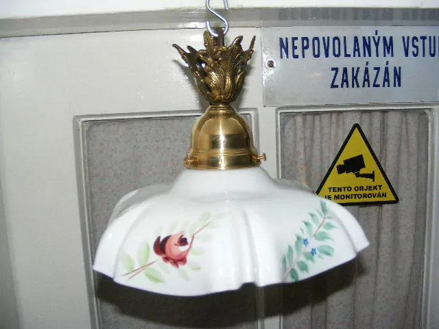 STAROŽITNÁ STROPNICE STARÝ LUSTR 1 KS STÍNÍTKO ŠIRM