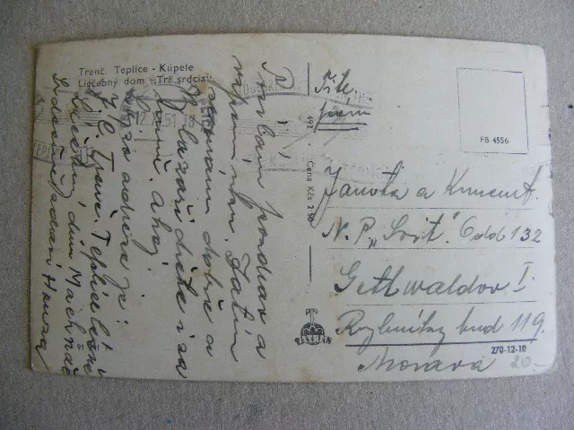 Trenčanské Teplice- Kúpele, liečebný dom "Tri srdcia"