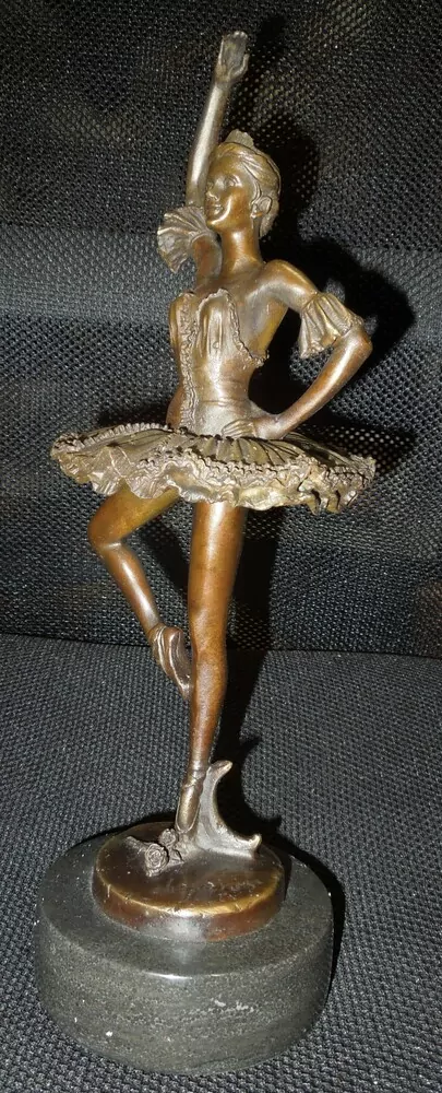 SOCHA BRONZ BALERÍNA 34 CM