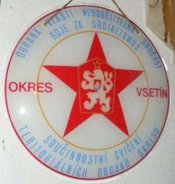 CEDULE VSETÍN KSČ BOJ ZA SOCIALISMUS SKLENĚNÁ