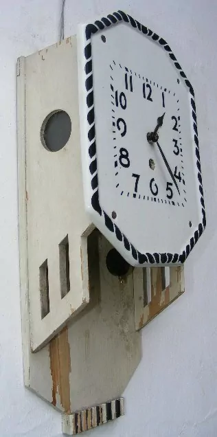 HODINY NÁSTĚNNÉ PÉROVÉ PORCELÁNOVÉ