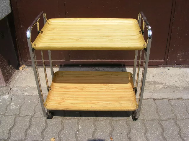 Servírovací stolek chrom Funkcionalismus