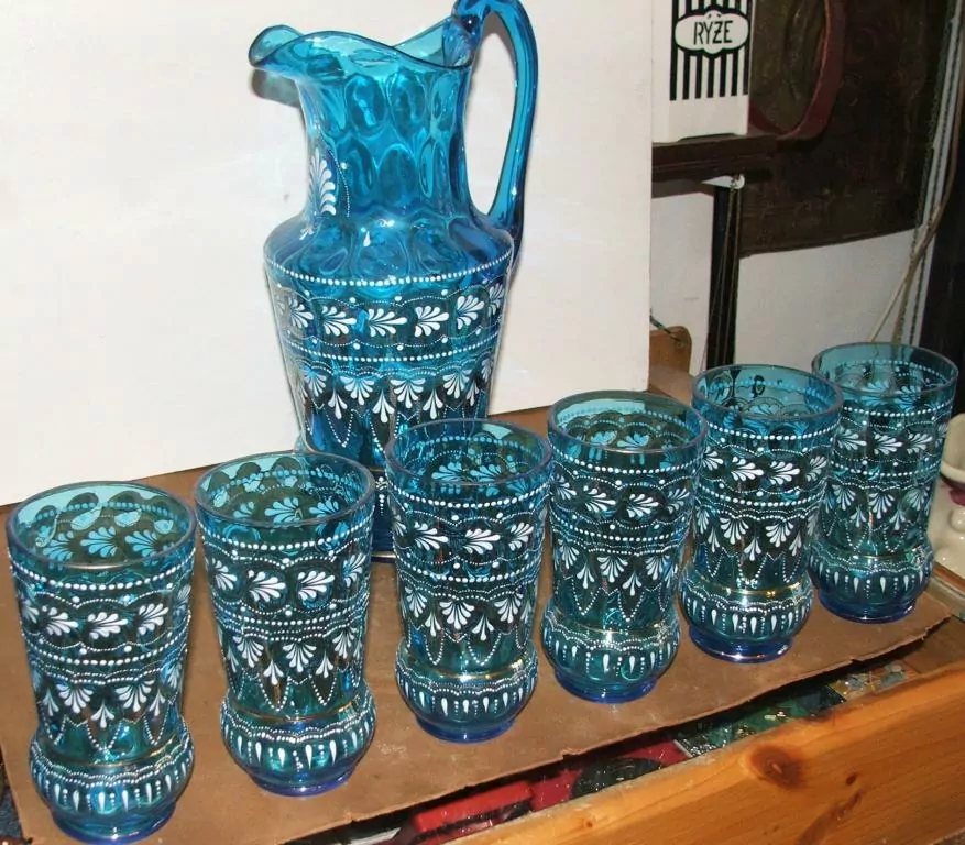 STAROŽITNOST DŽBÁN A SKLENIČKY !!!