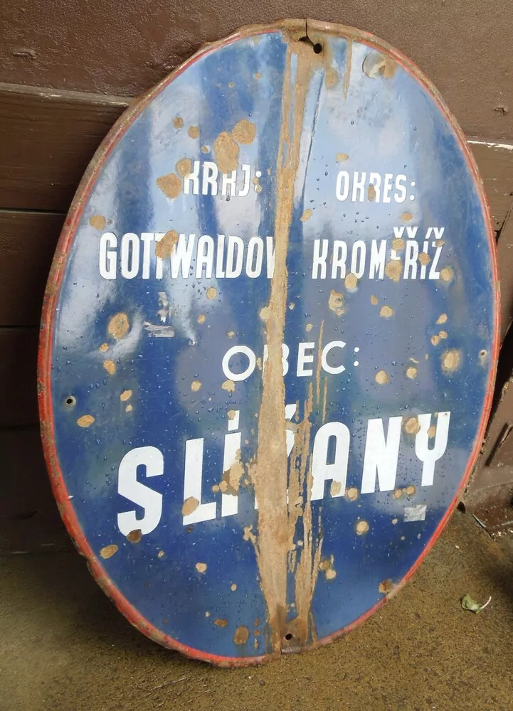 CEDULE PLECHOVÁ GOTTWALDOV - KROMĚŘÍŽ - SLÍŽANY