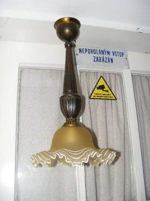 MOSAZNÝ LUSTR 