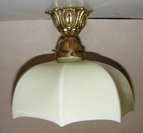 STAROŽITNÁ STROPNICE STARÝ 1 KS LUSTR STÍNÍTKO ŠIRM