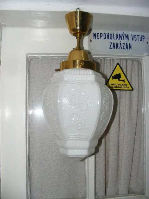 STROPNICE STARÝ LUSTR 1 KS STÍNÍTKO ŠIRM