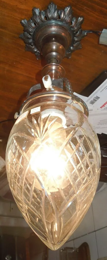 STROPNICE STARÝ LUSTR 1 KS STÍNÍTKO ŠIRM Lampa