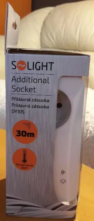 Solight Přídavná zásuvka pro gsm zásuvku.