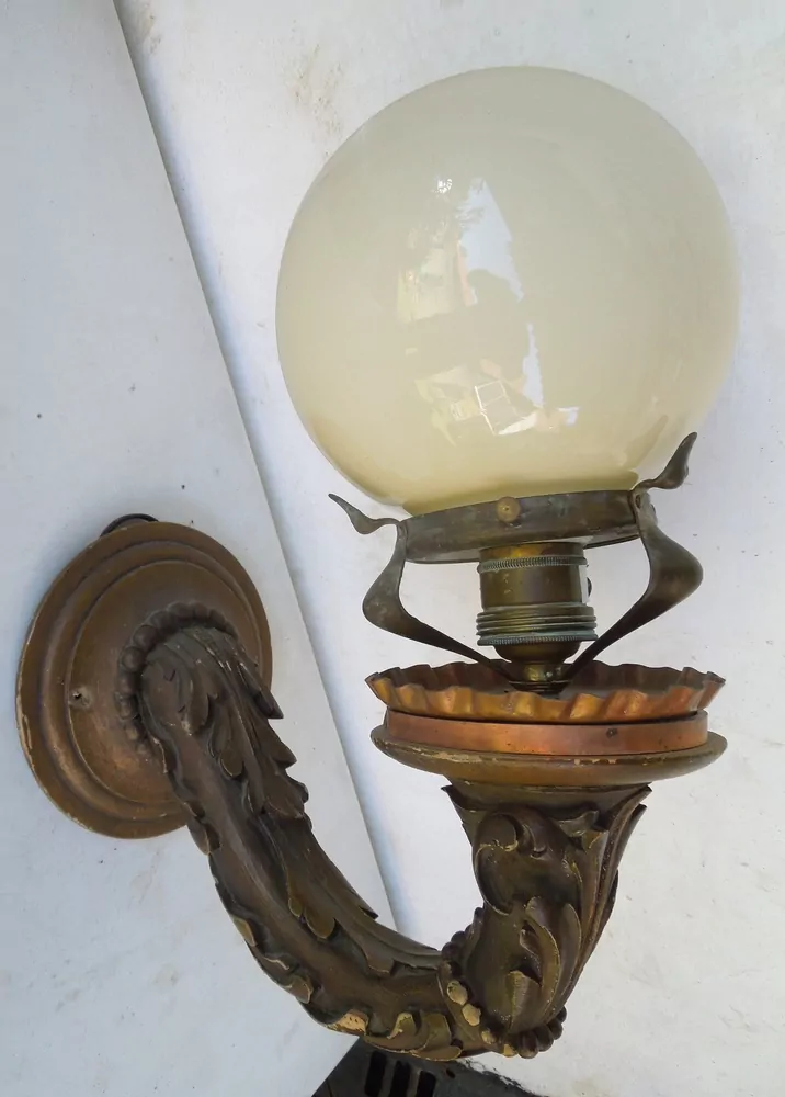 STAROŽITNÁ LAMPIČKA NA STĚNU 1 KS NÁSTĚNNÁ LAMPA