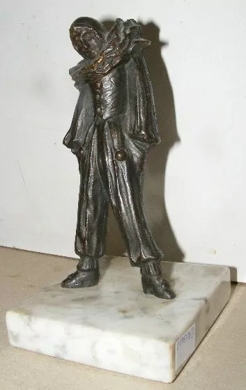 BRONZOVÁ SOCHA PIEROT, HARLEKÝN BRONZ