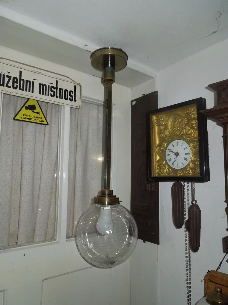 STAROŽITNÝ LUSTR ARD DECO
