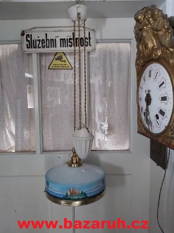 STAROŽITNÝ LUSTR STAHOVACÍ STAHOVAČKA