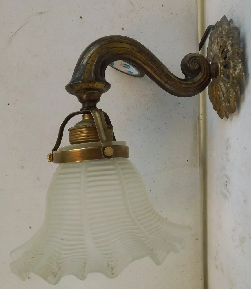 STAROŽITNÁ LAMPIČKA NA STĚNU 1 KS NÁSTĚNNÁ LAMPA