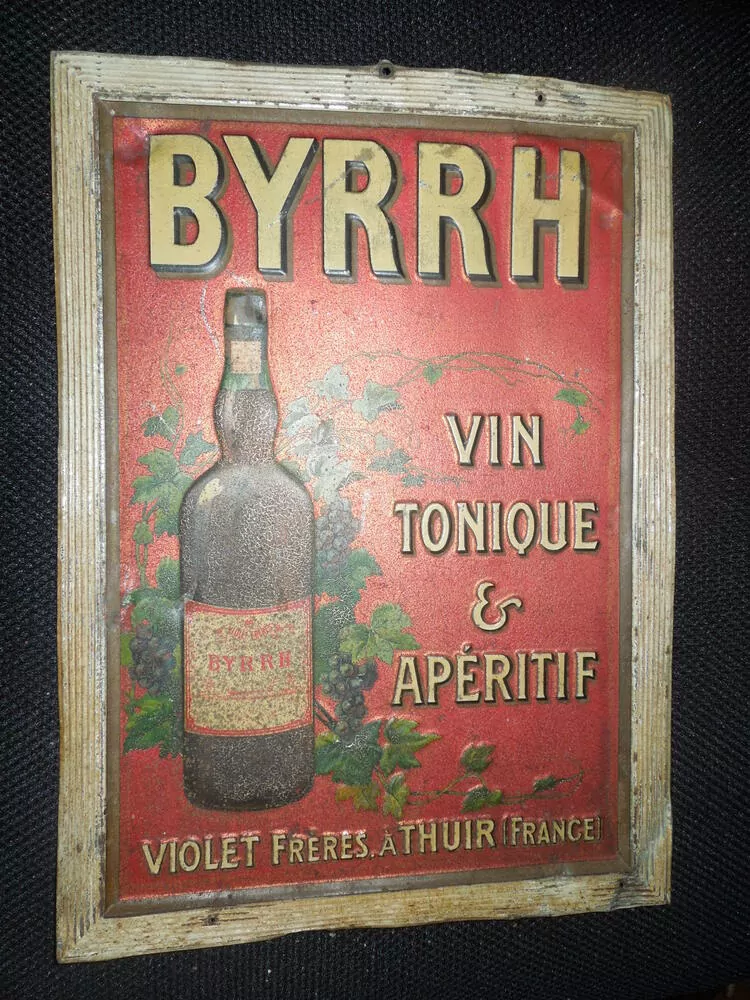 PLECHOVÁ CEDULE BYRRH