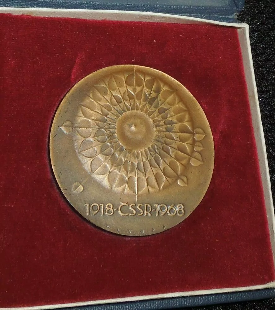 ČSSR medaile 50.výročí republiky 1918-1968