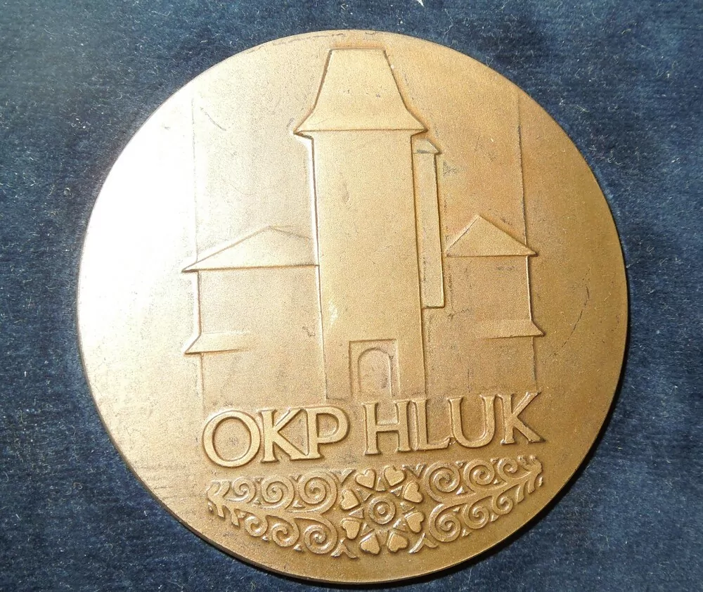 PLAKETA OKRESNÍ KOMUNÁLNÍ PODNIK HLUK