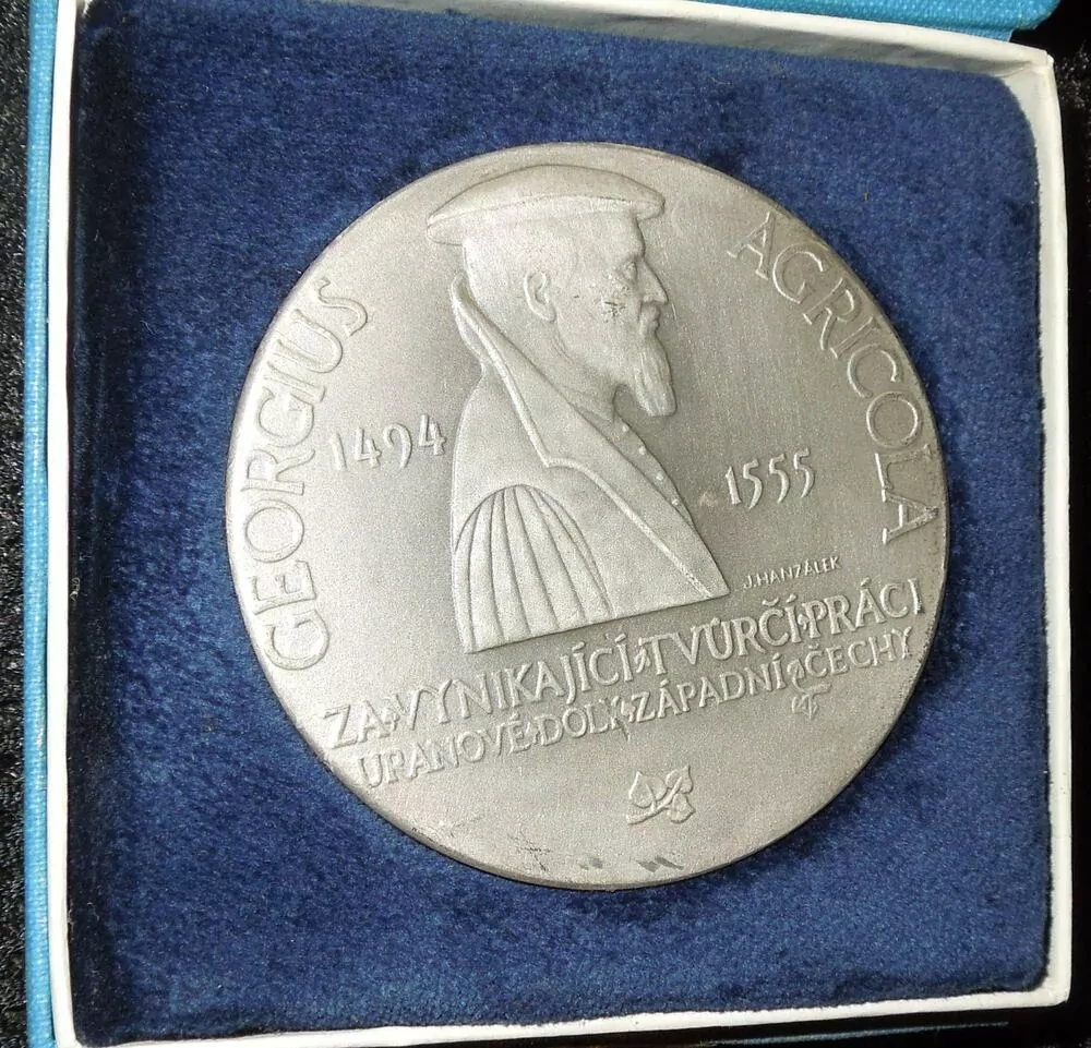 Georgius Agricola - Za vynikající práci uranové doly