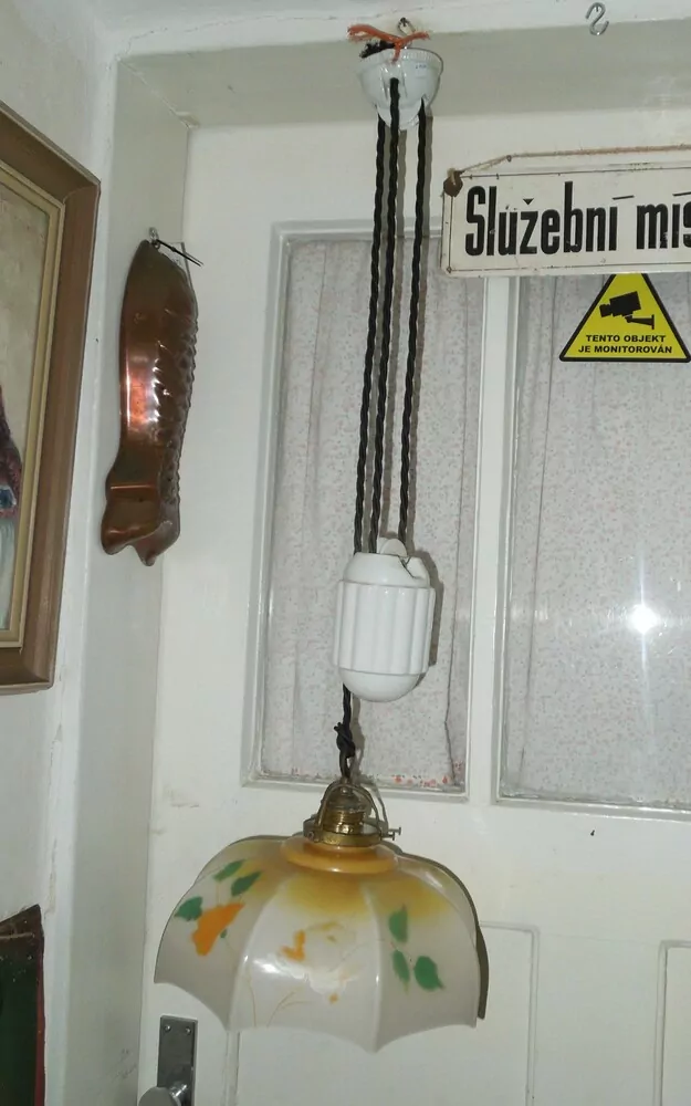 STAHOVACÍ LUSTR STÍNÍTKO STAHOVAČKA 