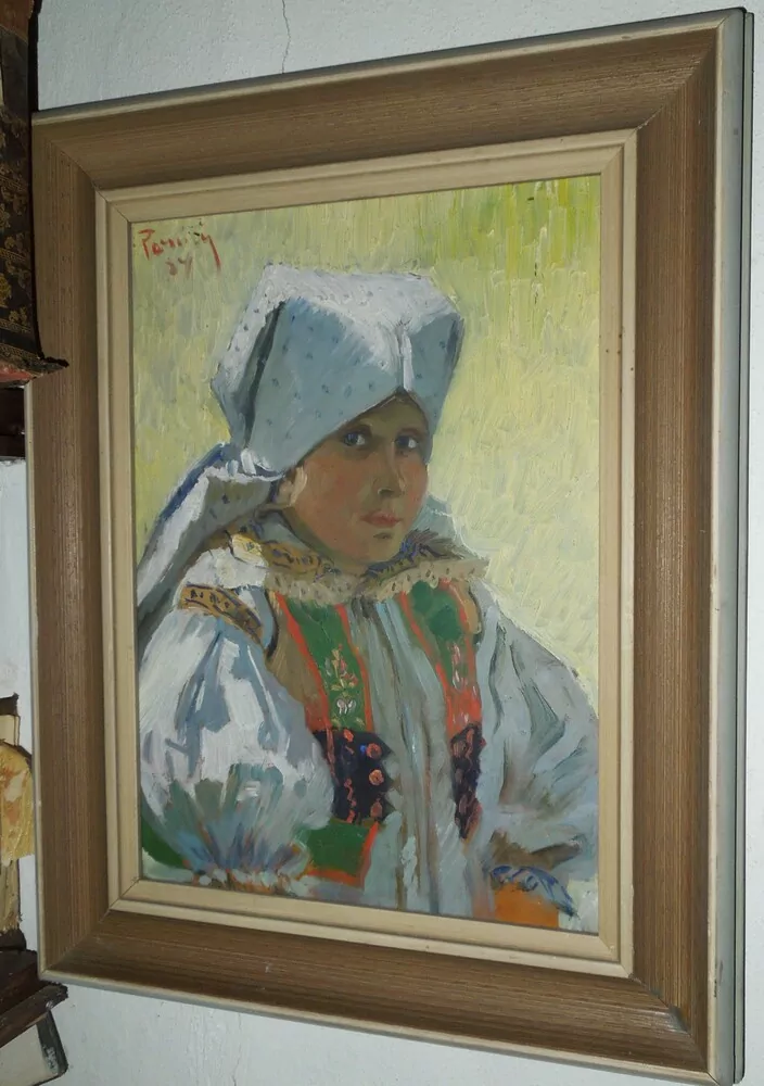 ŽENA V KROJI HORŇÁCKO sig. Pernica Vojtěch