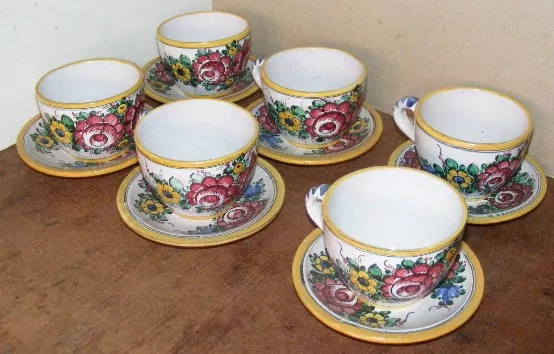 ČAJOVÁ SOUPRAVA TUPESY ÚŘEDNÍČEK KERAMIKA