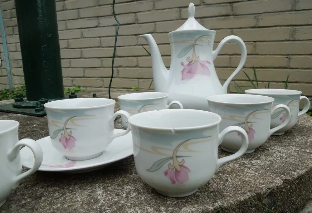 SOUPRAVA ČAJOVÁ PORCELÁNOVÁ