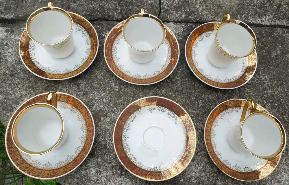 KÁVOVÁ SOUPRAVA PORCELÁNOVÁ