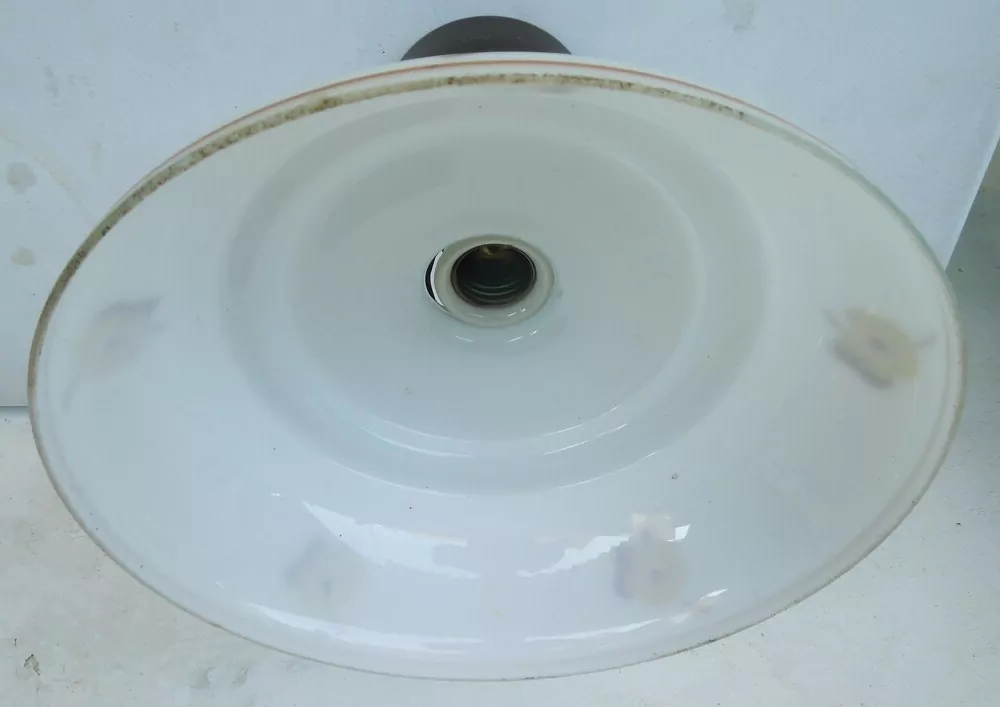 STAROŽITNÝ STROPNICE STARÝ LUSTR 1 KS STÍNÍTKO ŠIRM