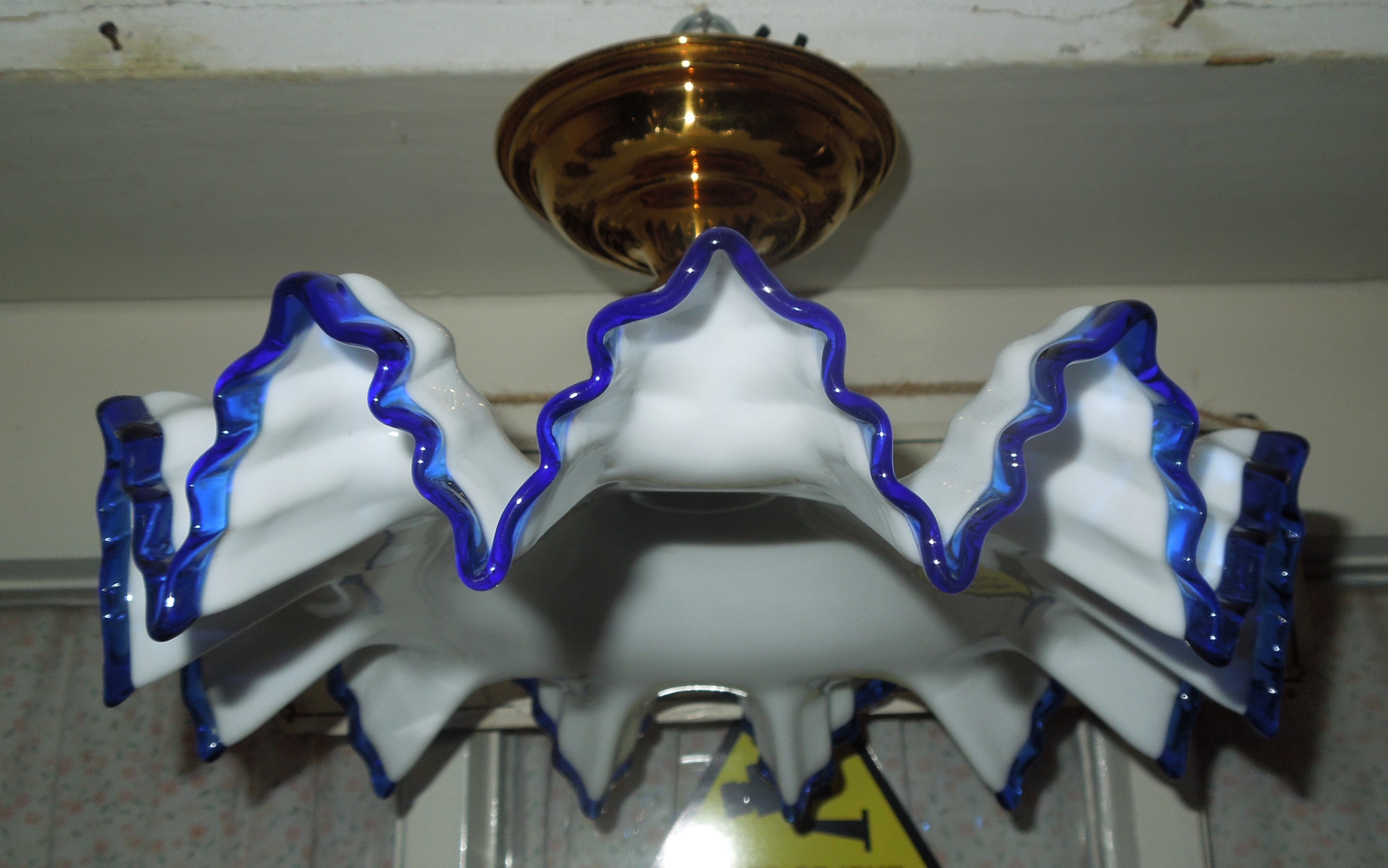 STAROŽITNOST STROPNICE 1 KS LUSTR STÍNÍTKO ŠIRM průhledné