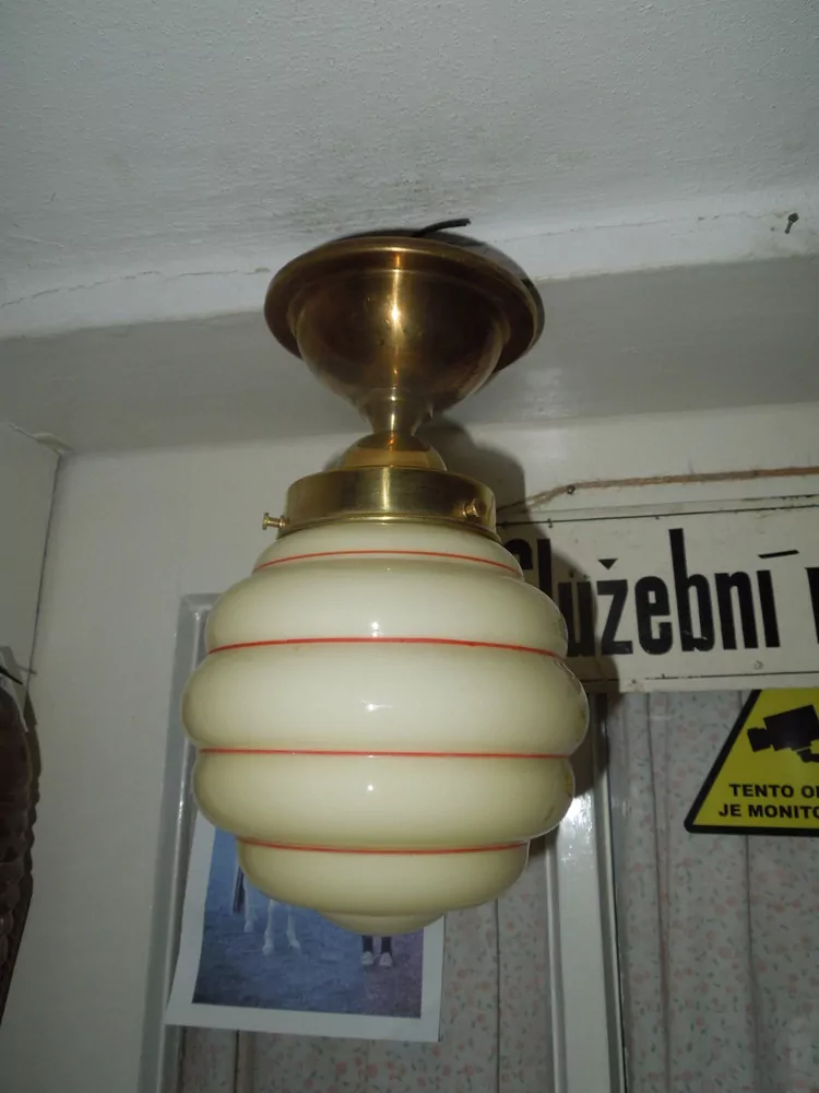 STROPNICE STARÝ LUSTR 1 KS STÍNÍTKO ŠIRM
