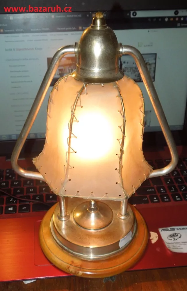 STAROŽITNÁ LAMPIČKA NA STĚNU 1 KS NÁSTĚNNÁ NEBO STOLNÍ LAMPA 