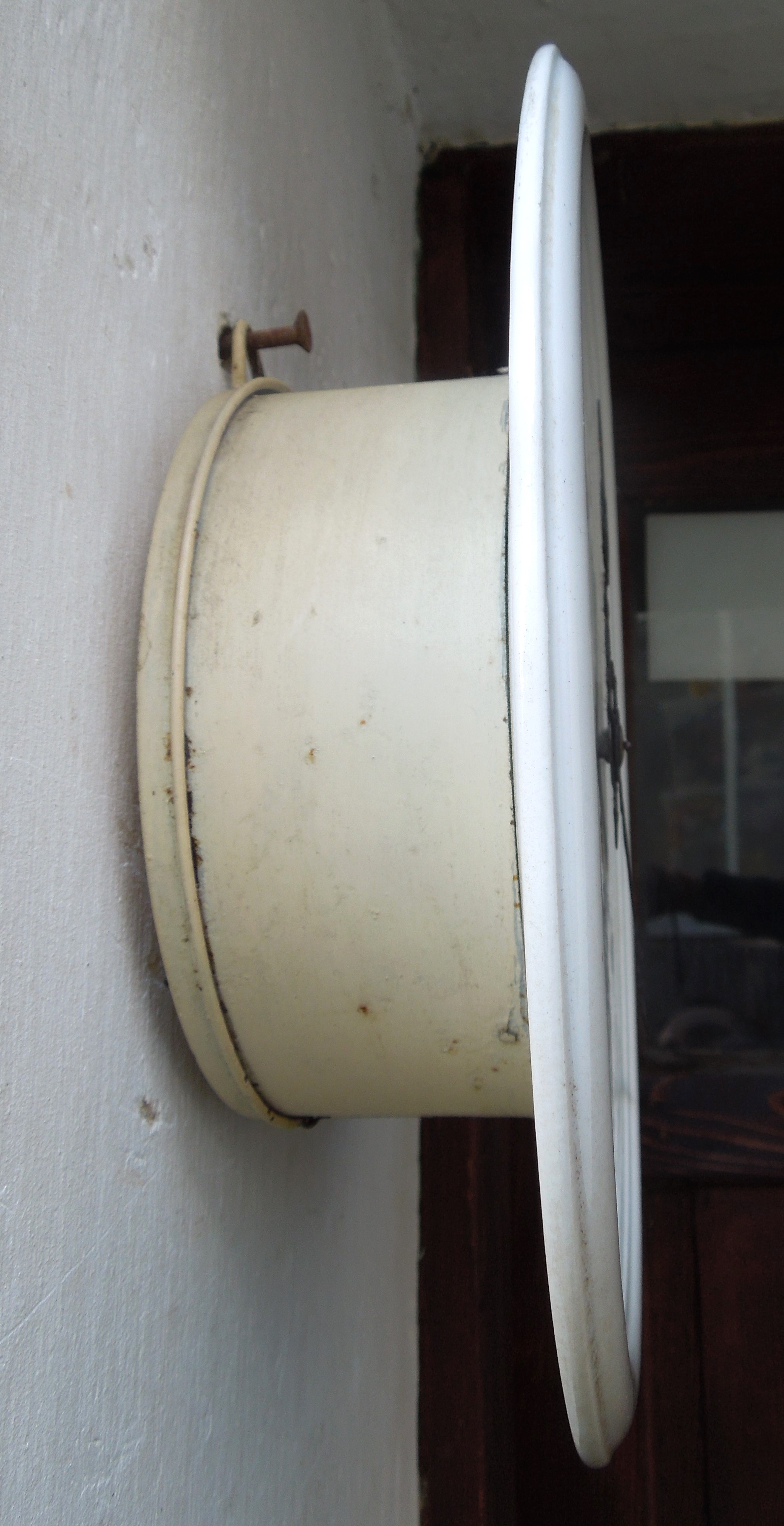 STAROŽITNOST HODINY KUCHYŇSKÉ PORCELÁNKY , PORCELÁNOVÉ KULATÉ