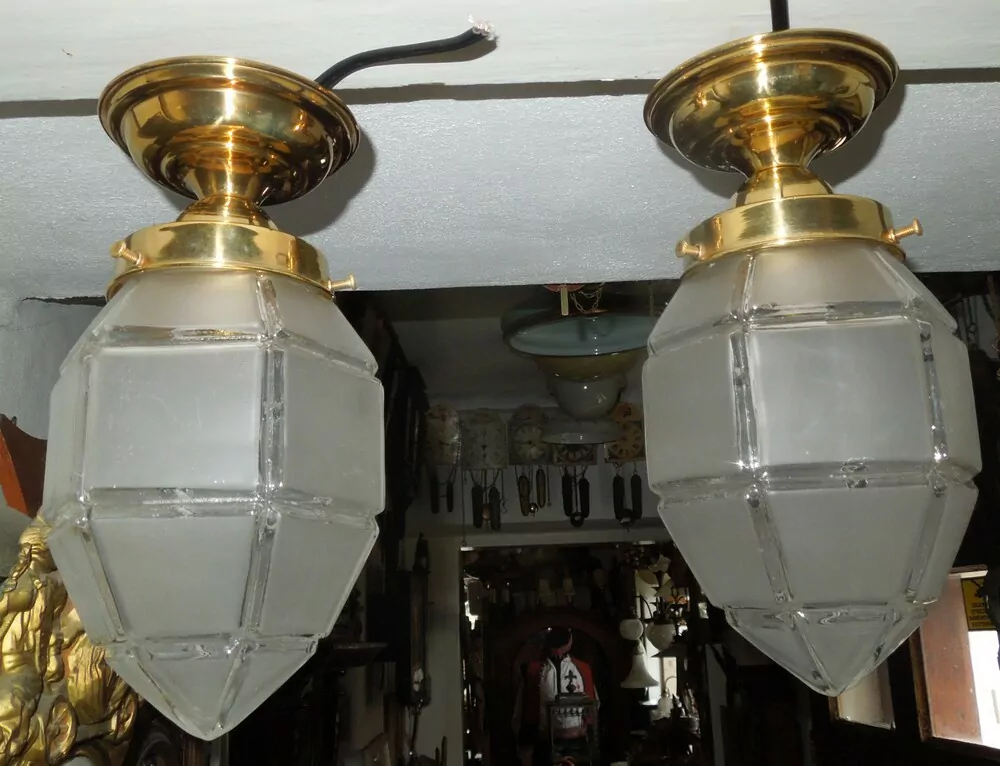 STROPNICE STARÝ LUSTR 2 KS STÍNÍTKO ŠIRM