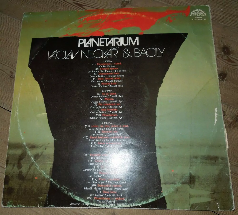 LP VÁCLAV NECKÁŘ - PLANETÁRIUM