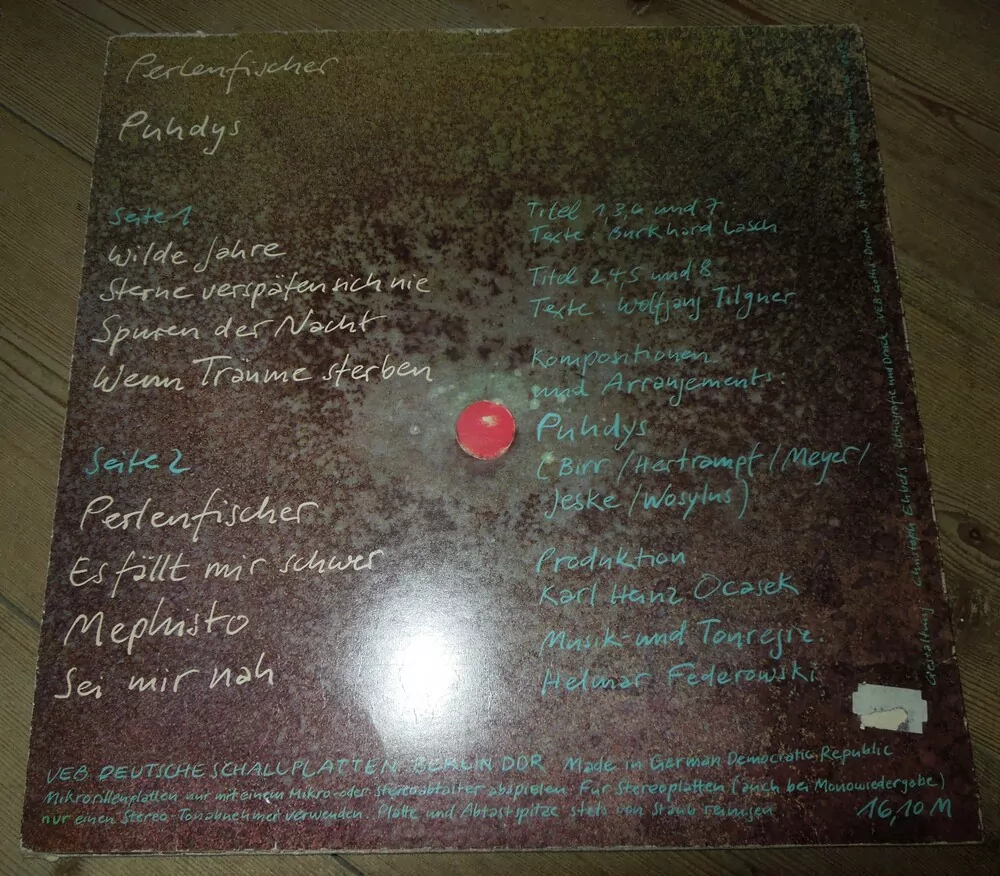 LP PUHDYS - PERLENFISCHER