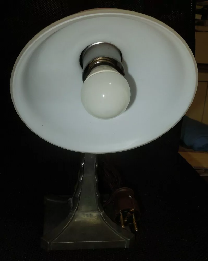 STAROŽITNÁ STOLNÍ NÁSTĚNNÁ LAMPA ELEKTRICKÁ