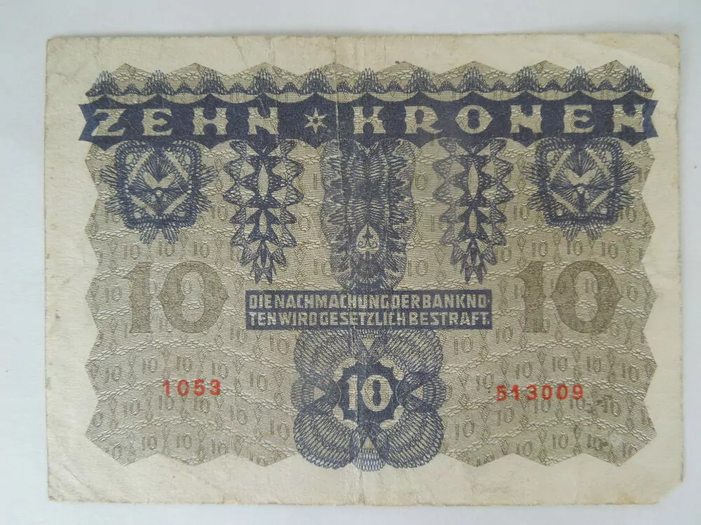 10 KORUN, R. 1922