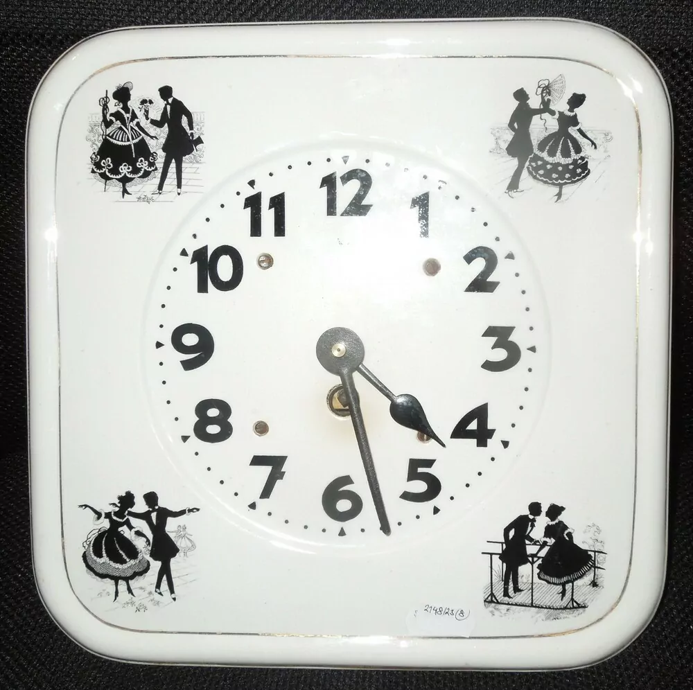 HODINY KUCHYŇSKÉ PORCELÁNOVÉ ROKOKO